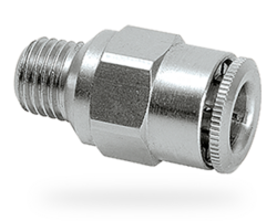 Tube connector M8x1 male for tube oØ 6 mm straight 