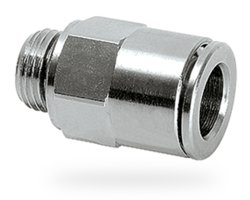 Tube connector G1/8 male for tube oØ 8 mm straight 