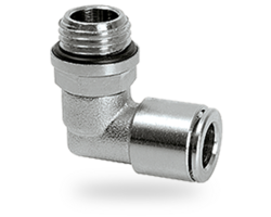 Tube connector G1/4 male for tube oØ 8 mm 90° - rotary type