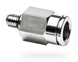 Tube connector M6 male for tube oØ 8 mm straight